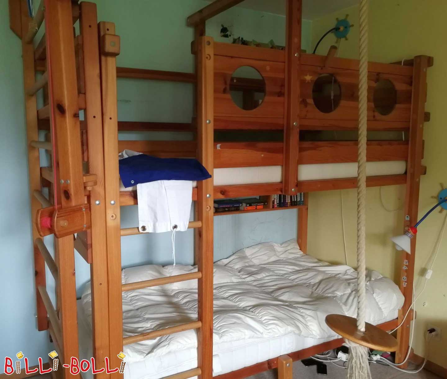 Pirátská postel pro dva (Kategorie: Použitá patrová postel)