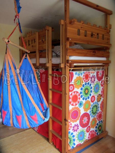 Cama de caballero con asiento colgante (Categoría: cama alta segunda mano)