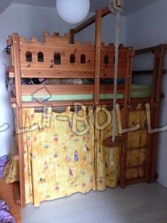 Cama tipo loft Knight's Castle (Categoría: cama alta segunda mano)