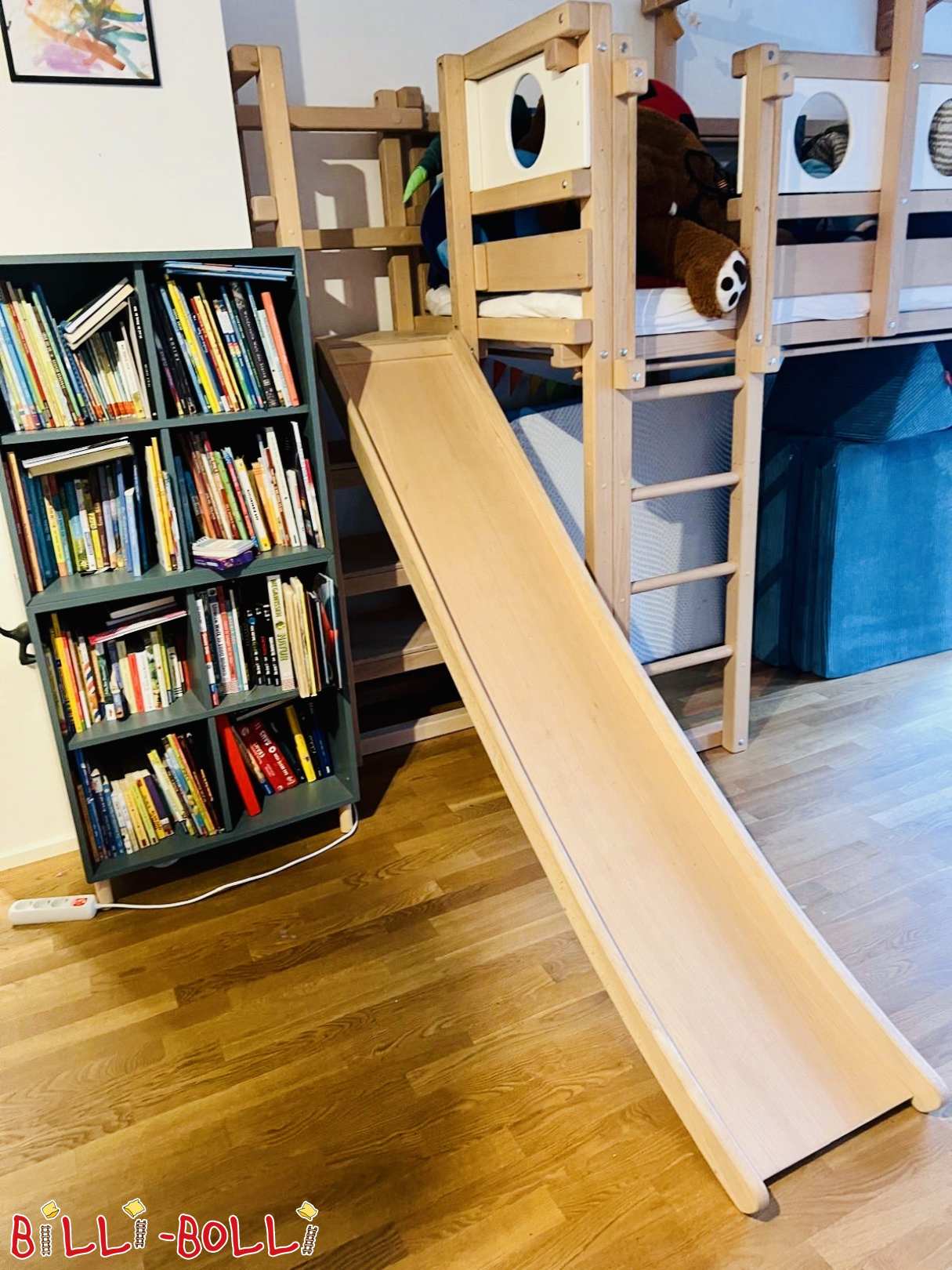 Rennibraut, rennibraut, stigi, handrið, hillur í rennibraut (Flokkur: Notaðir fylgihlutir/viðbótarhlutir)