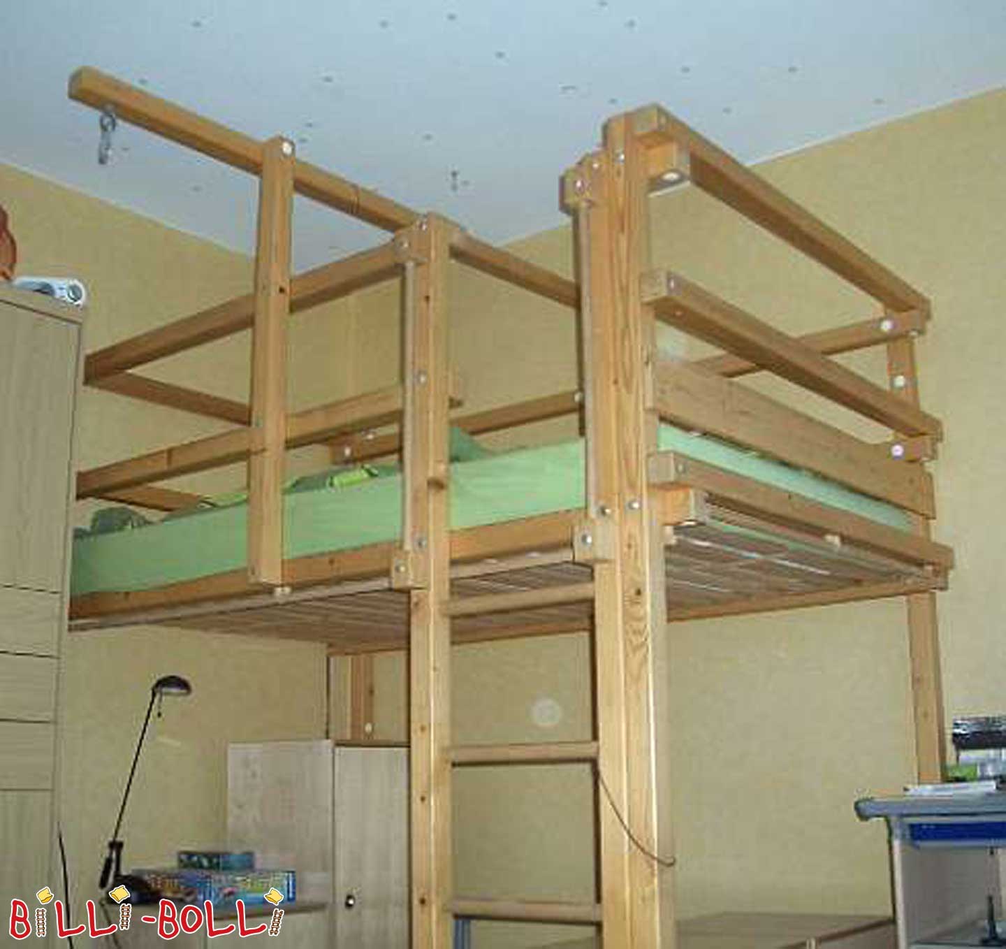 Cama loft (creciendo contigo), Cama loft pirata / Una cama - 8 Superestructura (Categoría: cama alta segunda mano)