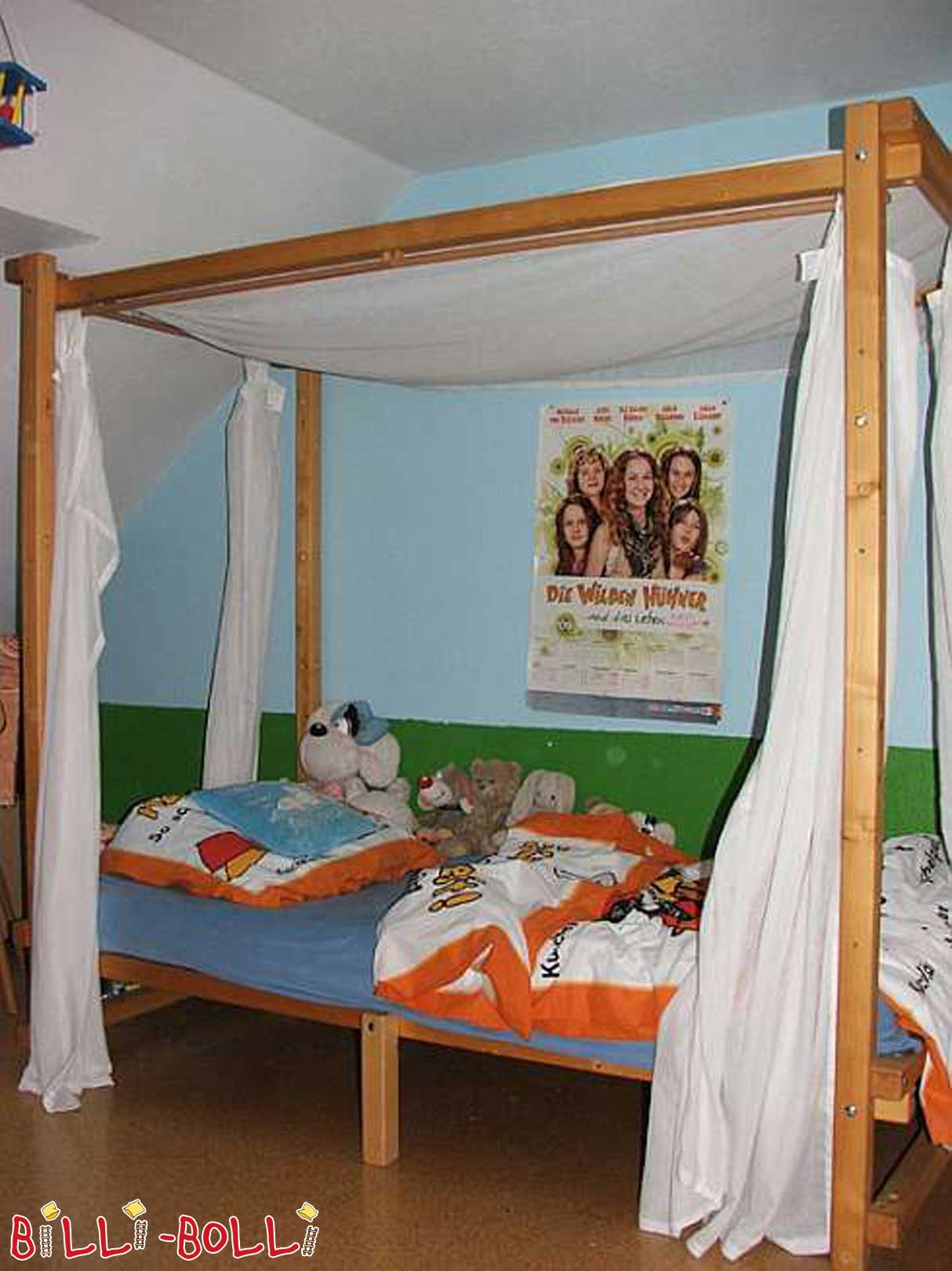 Billi-Bolli four-poster bed or pirate loft bed (Category: second hand loft bed)