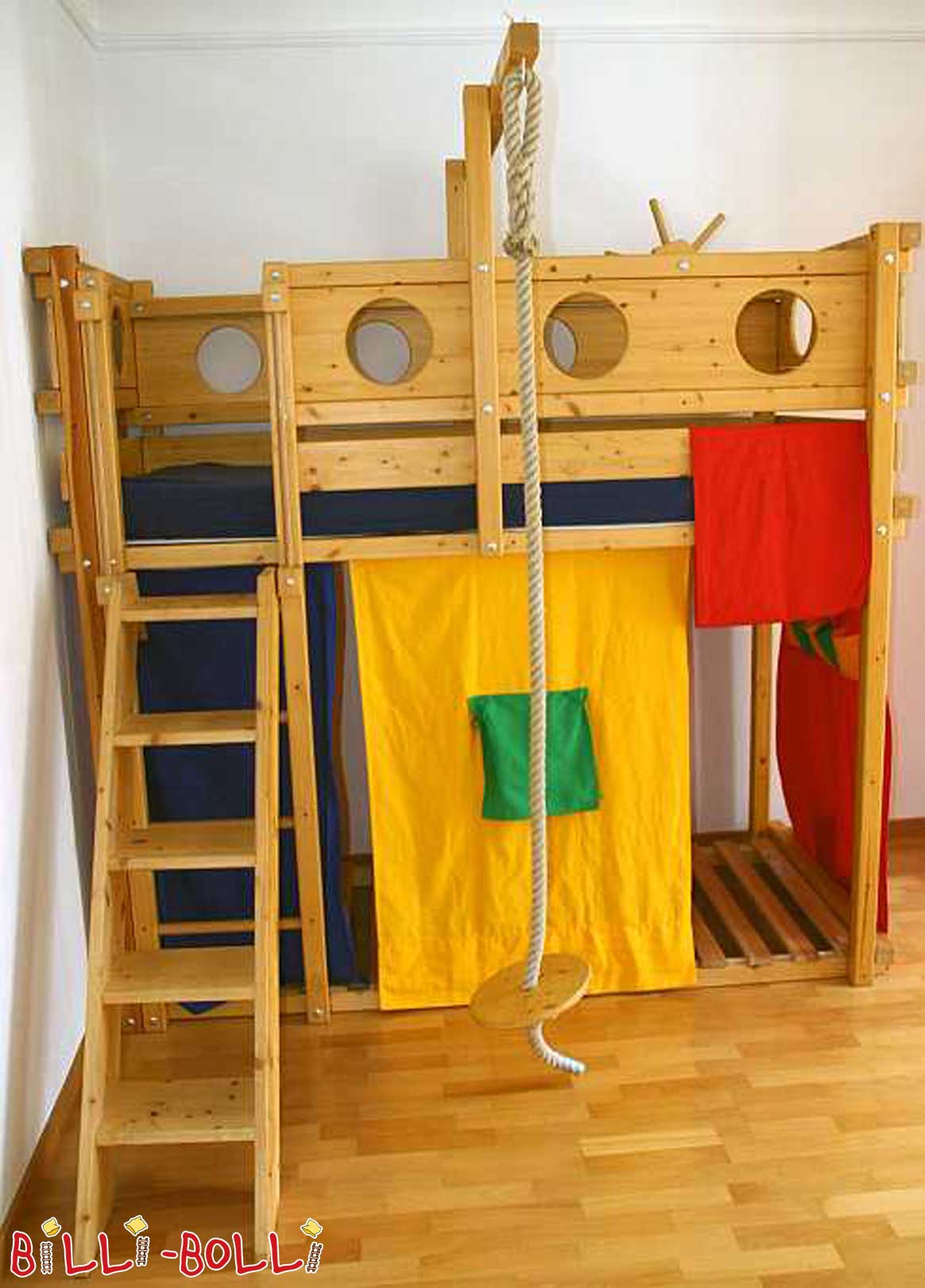 Billi – Letto a soppalco Bolli Seafarer (Art.Nr. 220; 90 x 200 ) (Categoria: letto a soppalco usato)