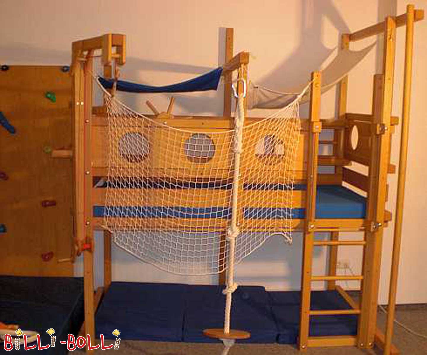 Letto soppalco Billi-Bolli in faggio (u nostru letto d'esposizione) (Category: U lettu loft hè necessariu)