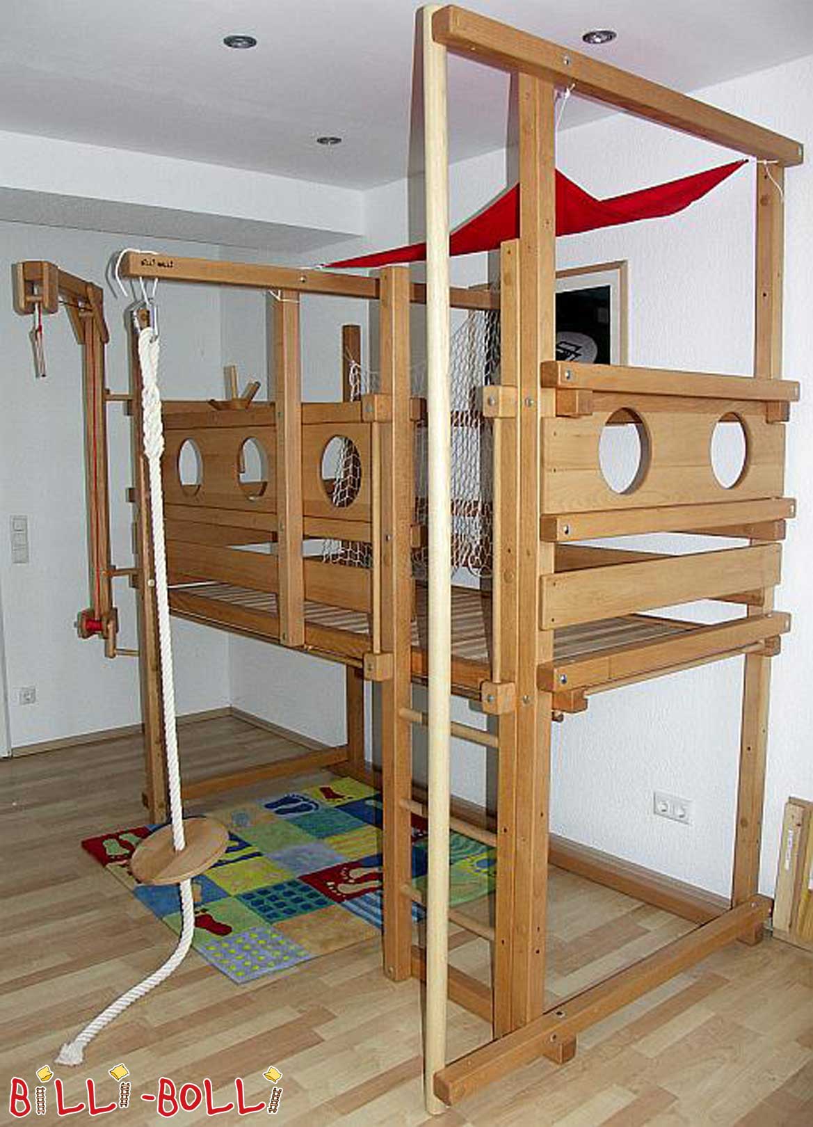 Billi-Bolli Loft Bed Haya (Nuestra Cama de Exposición) 6 semanas (Categoría: cama alta segunda mano)