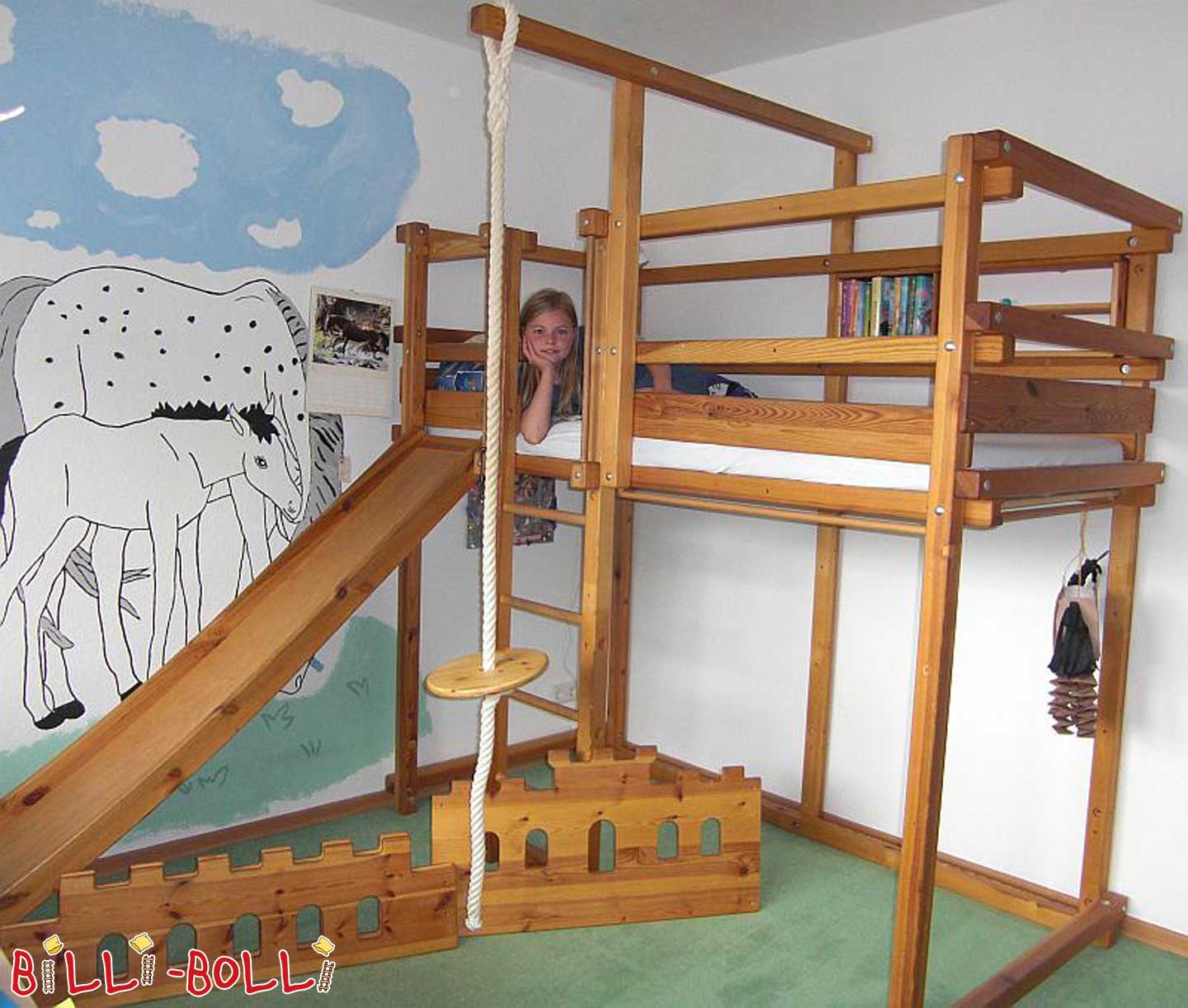 Children's loft bed growing with the child (Category: second hand loft bed)