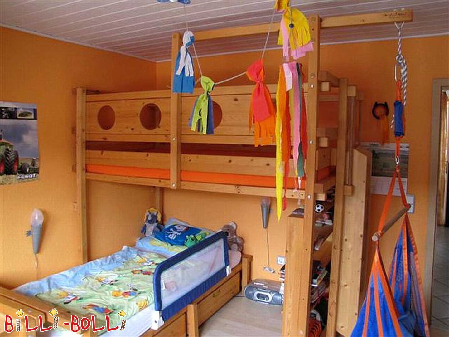 Bunk bed over corner (Category: second hand loft bed)