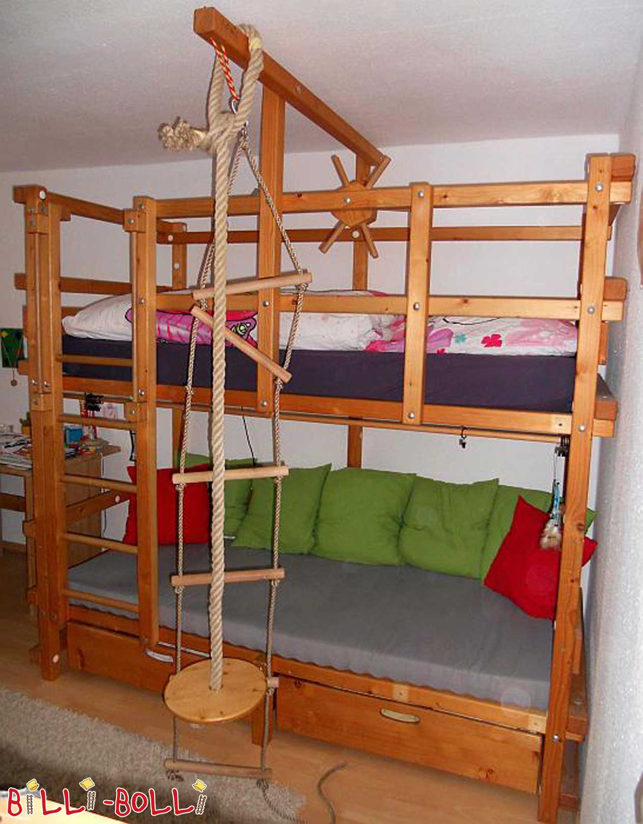 Billi-Bolli bunk bed (Art 210) (Kategorija: Bunk bed użat)