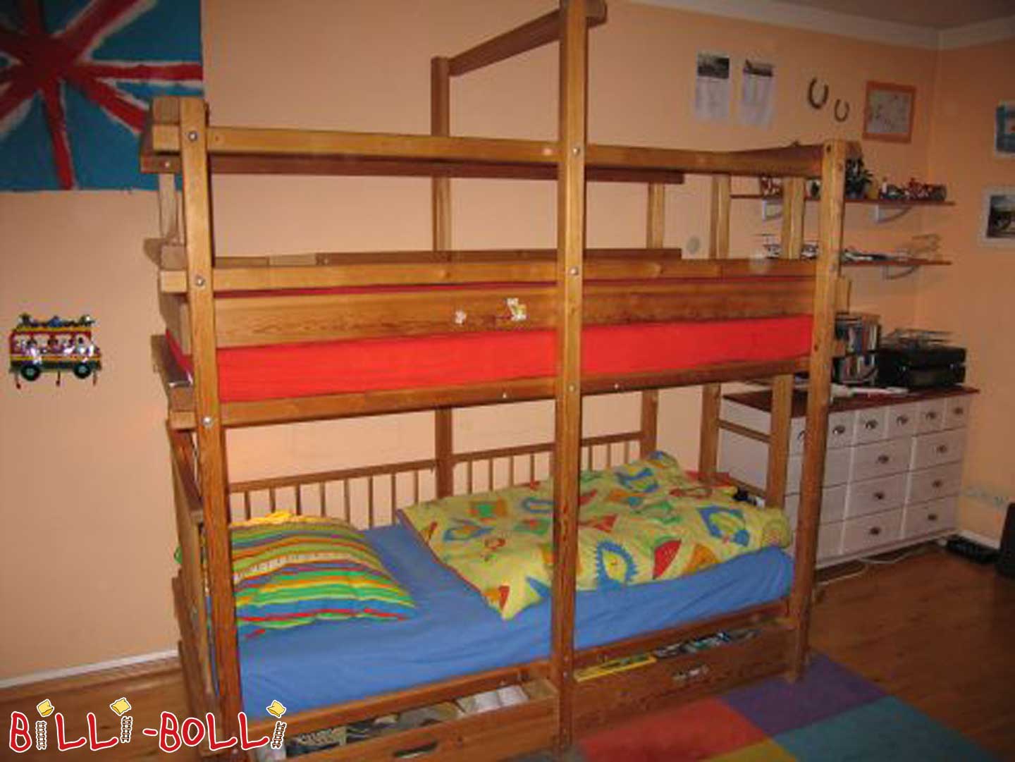 Cama de bebé Gullibo original bien conservada y cama de aventura (Categoría: cama aventura segunda mano)