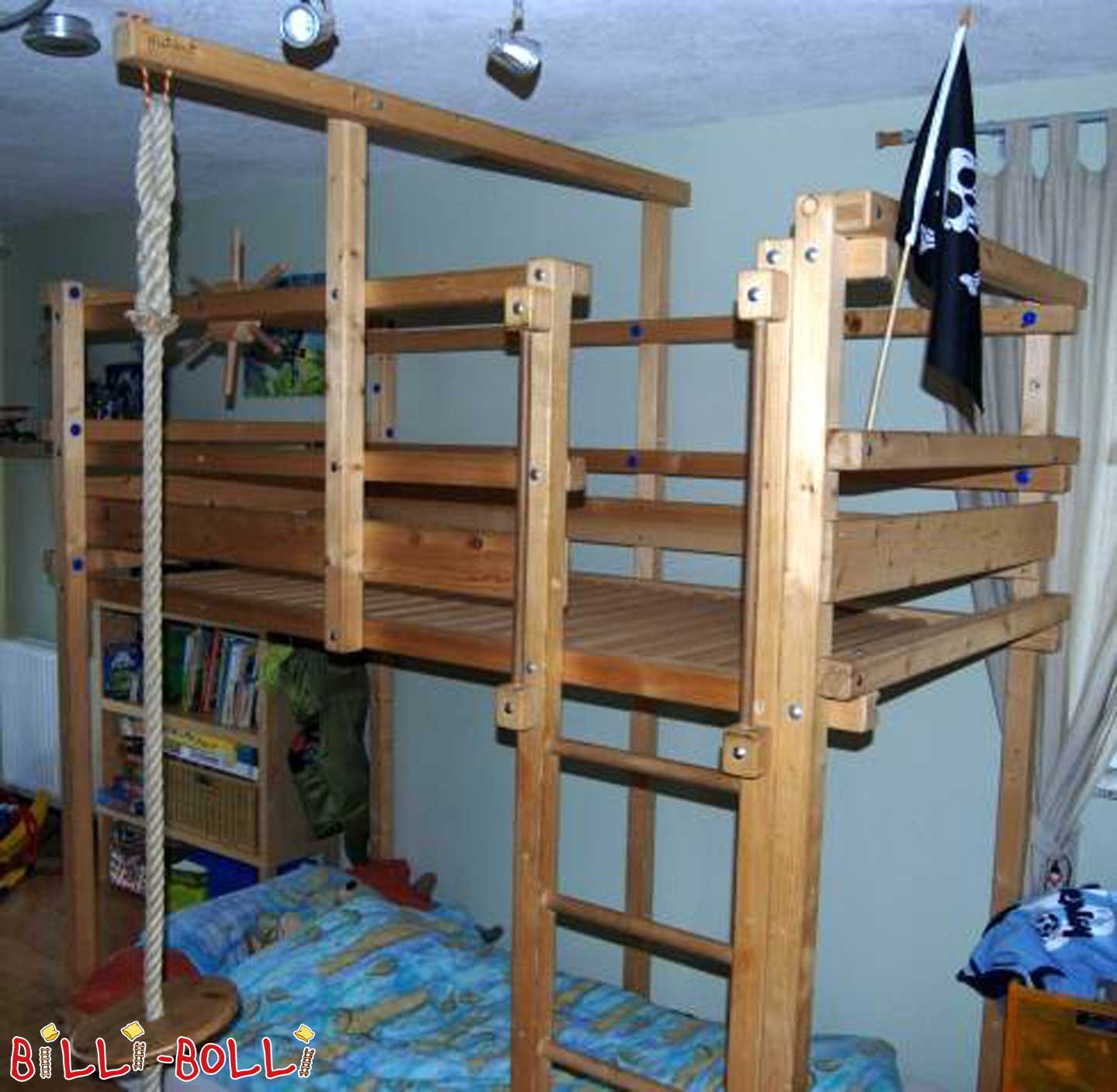 Original Billi-Bolli Adventure Bed (Category: second hand loft bed)
