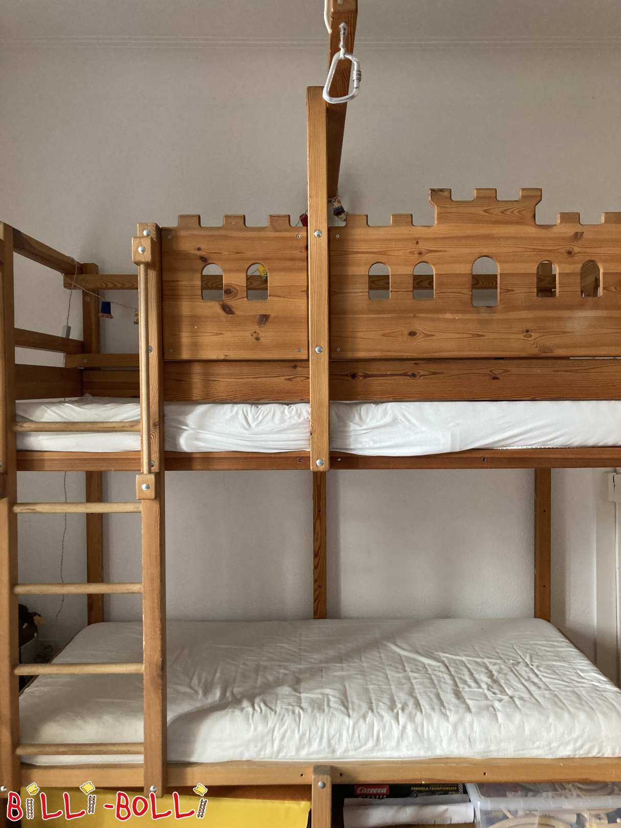 Prestavbová sada: podkrovná posteľ, ktorá rastie s dieťaťom, aby sa stala poschodovou posteľou (Kategória: Použité príslušenstvo / rozširujúce diely)