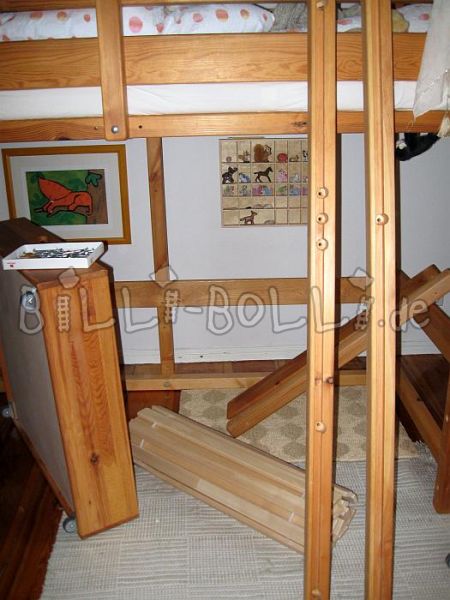 Set di conversione da letto a soppalco a letto a castello (Categoria: letto a soppalco usato)