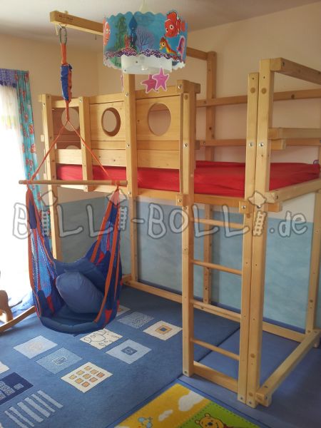 Untreated loft bed made of pine (Category: second hand loft bed)