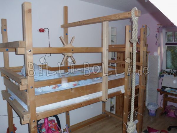 We would like to sell our Billi-Bolli adventure bed ... (Category: second hand loft bed)