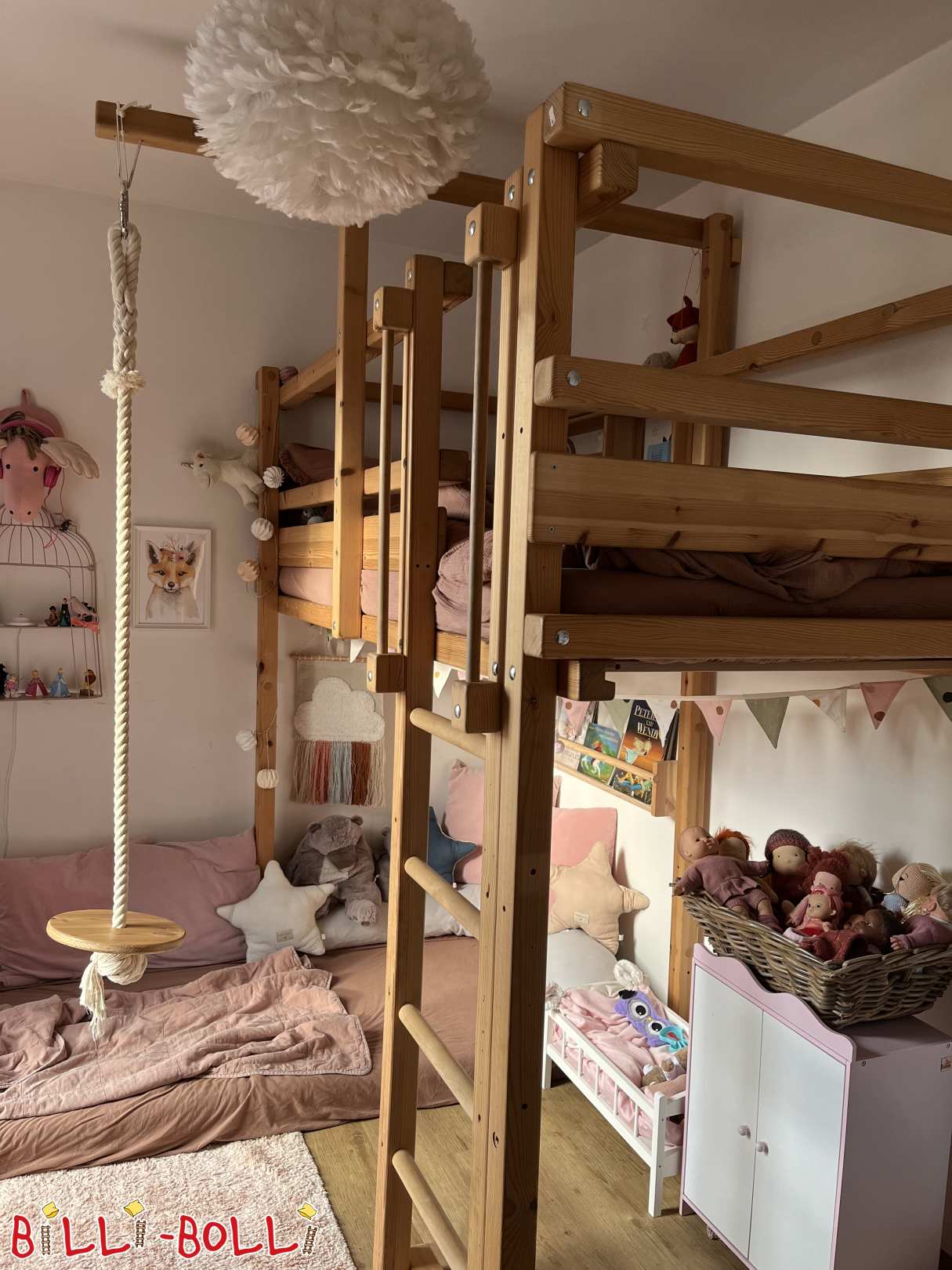 Billi-Bolli loft ohea egoera onean (Kategoria: Loft ohea zurekin hazten da beharrezkoa)
