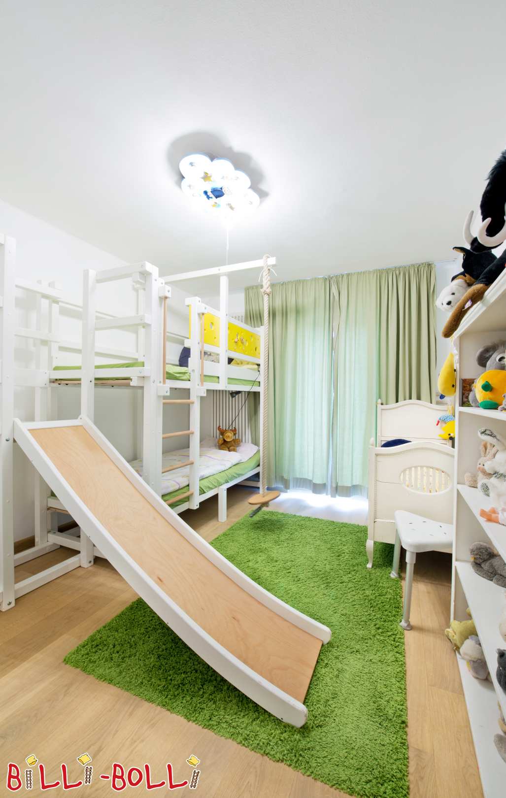 Accessoiren fir wäiss gemoolt Loft Bett zu München (Kategorie: Accessoiren / Expansioun Deeler benotzt)