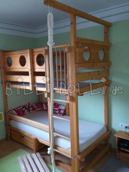 Loft bed converted into a bunk bed (Category: second hand loft bed)