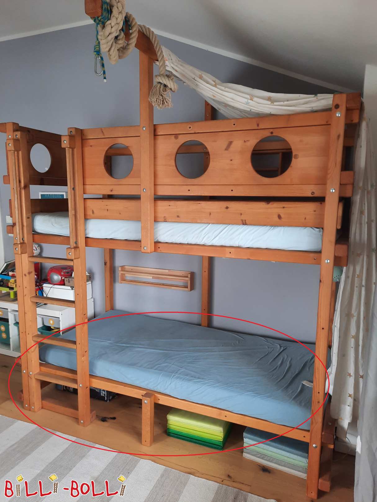 Přídavná spací úroveň pro podkrovní postel (Kategorie: Použité příslušenství/Nástavcové díly)