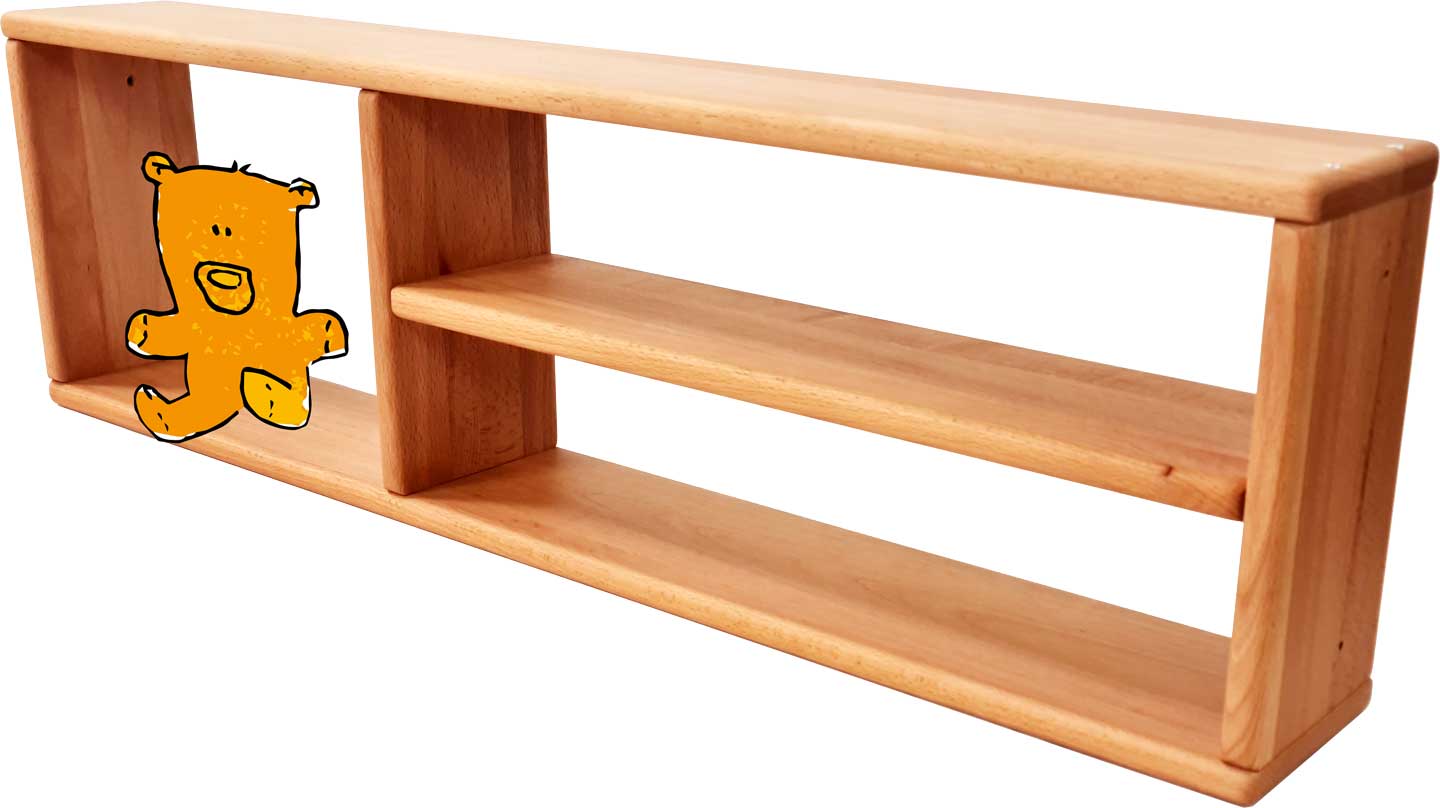 Malá polica na posteľ