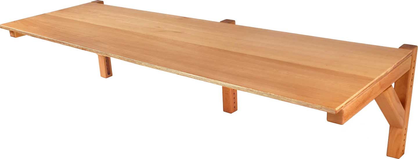 Tablero de escritorio para el lado largo de la cama